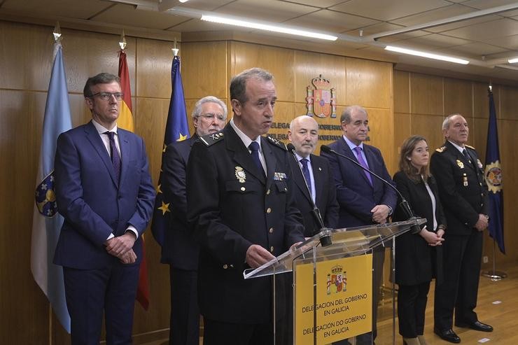Arquivo - José Luís Balseiros, durante a toma de posesión do seu cargo como xefe superior de Policía en Galicia. XUNTA - Arquivo / Europa Press
