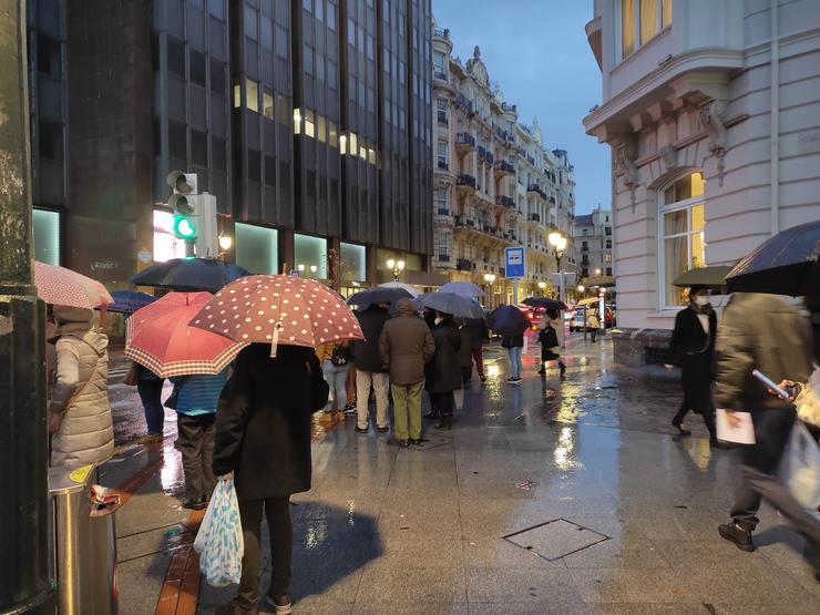 Xornada chuviosa en Bilbao (arquivo) 