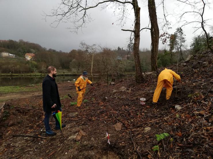 Traballos de repoboación no Río Lérez/Concello de Pontevedra