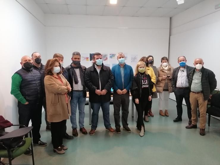 Representantes do sector pesqueira tras reunirse en Ferrol. / Europa Press