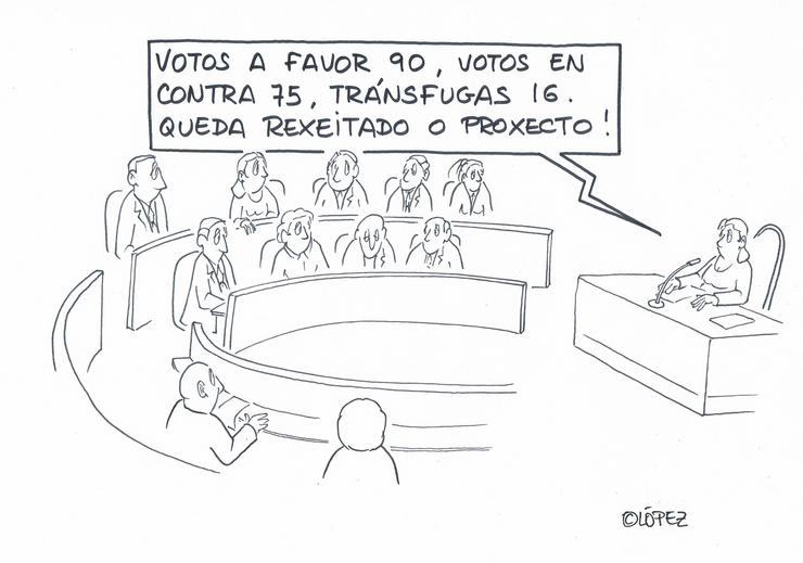 A Viñeta de Lopez - Transfugas