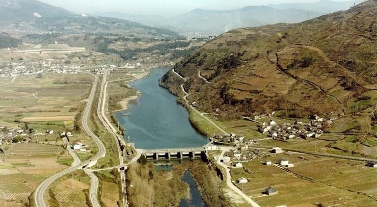 Encoro en Vilamartín de Valdeorras xestionado por Iberdrola 