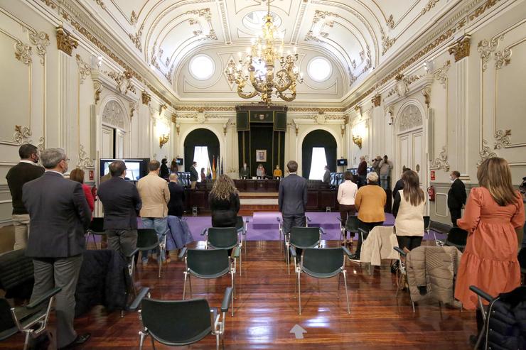 Pleno da Deputación de Pontevedra. RAFA ESTEVEZ/DEPUTACIÓN DE PONTEVEDRA / Europa Press