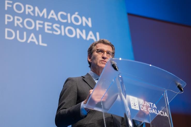 O presidente da Xunta, Alberto Núñez Feijóo. DAVID CABEZÓN @ XUNTA DE GALICIA / Europa Press