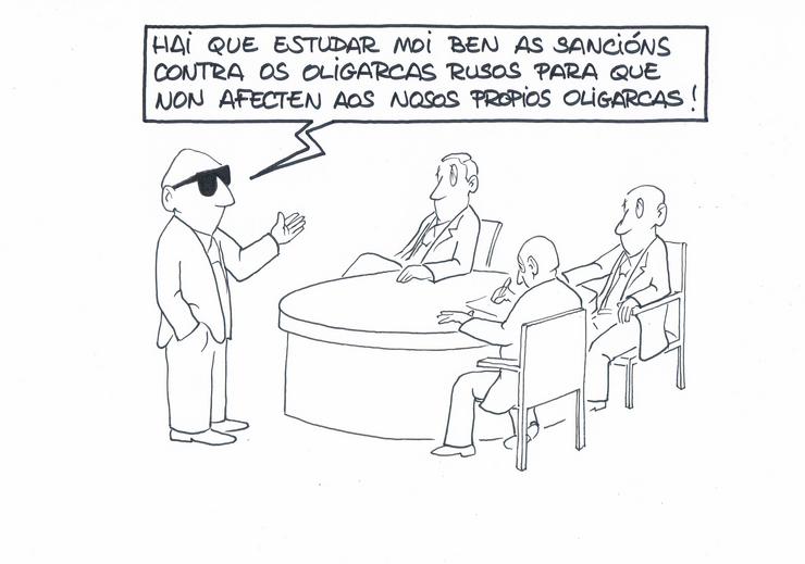 A Viñeta de Lopez - Sancións oligarcas rusos