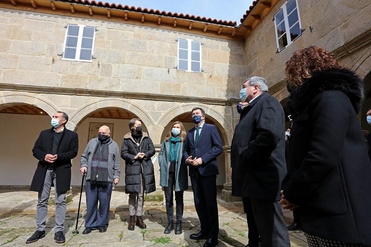 O conselleiro de Cultura, Román Rodríguez, visita o Convento de Herbón.. XUNTA / Europa Press