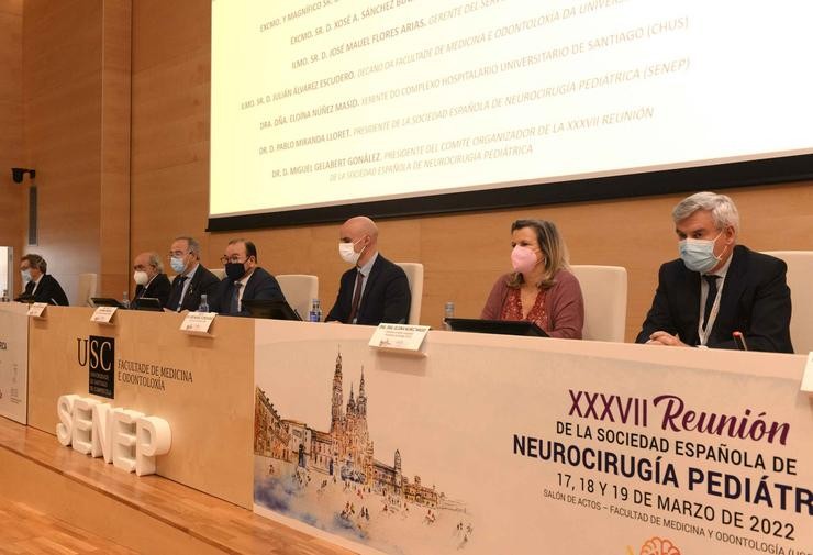 Inauguración da XXXVII Reunión da Sociedad Española de Neurocirugía Pediátrica, en Santiago de Compostela / Consorcio de Santiago.