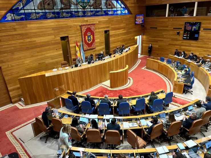 Imaxe do pleno deste martes. / Europa Press