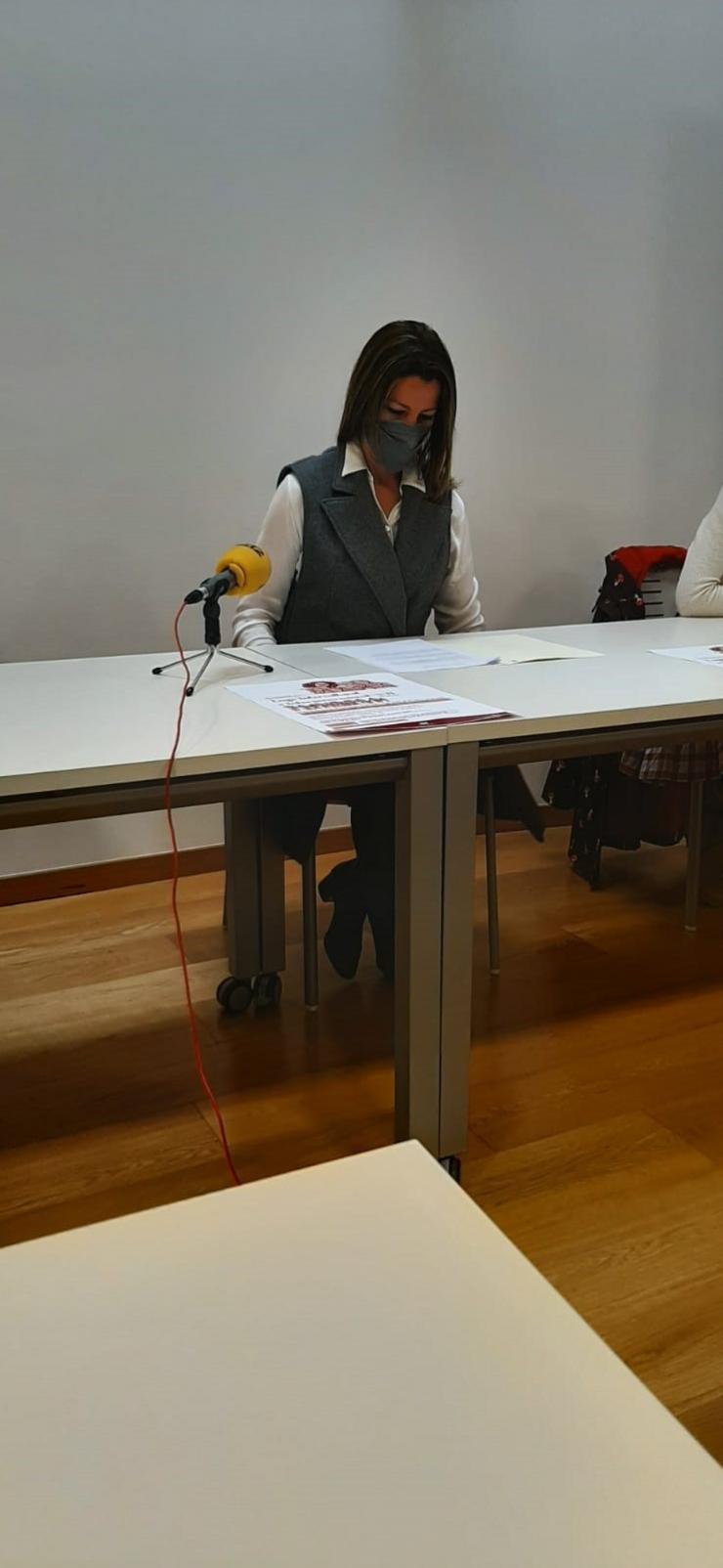 A vicesecretaria do PSdeG-PSOE e alcaldesa de Lugo, Lara Méndez.