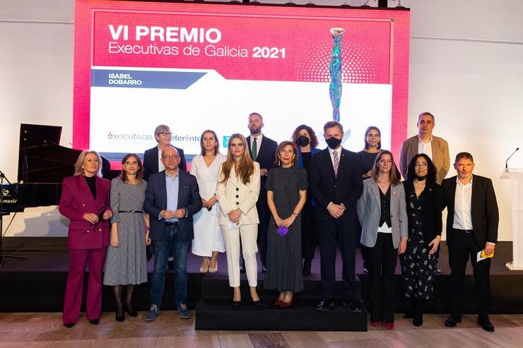 Entrega do VI Premio Executivas de Galicia á pianista Isabel Dobarro 