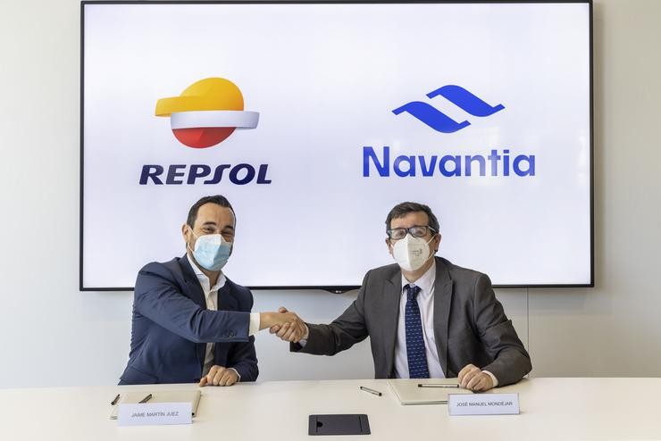 Alianza de Repsol e Navantia para impulsar os biocombustibles no sector marítimo. REPSOL 