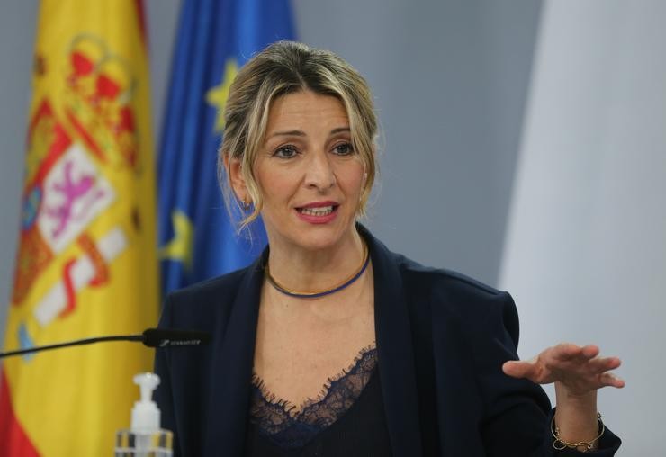 Arquivo - A vicepresidenta segunda e ministra de Traballo e Economía Social, Yolanda Díaz. EUROPA PRESS/I.Infantes. POOL - Europa Press / Europa Press