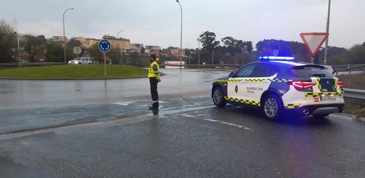 Control de alcol e drogas da Garda Civil de Lugo.. GARDA CIVIL