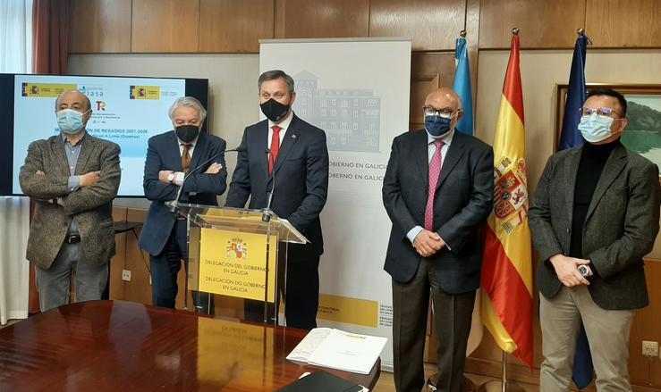 O conselleiro de Medio Rural, José González Vázquez, participou este martes nunha reunión na Delegación do Goberno, na Coruña. DELEGACIÓN DO GOBERNO / Europa Press