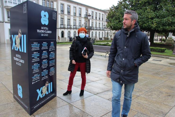 Maite Ferreiro na presentación da Mostra de Teatro clásico en Lugo.