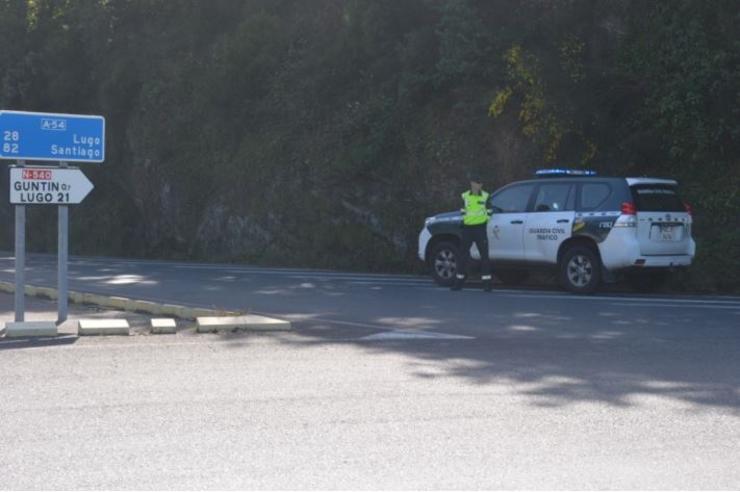 Vehículo da Garda Civil de Lugo.. GARDA CIVIL