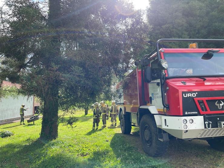 Membros do Servizo de prevención de incendios forestais / Xunta de Galicia.