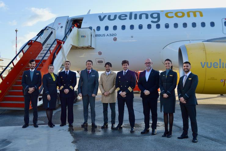 Voo de Vueling entre A Coruña e Londres. CONCELLO DA CORUÑA 