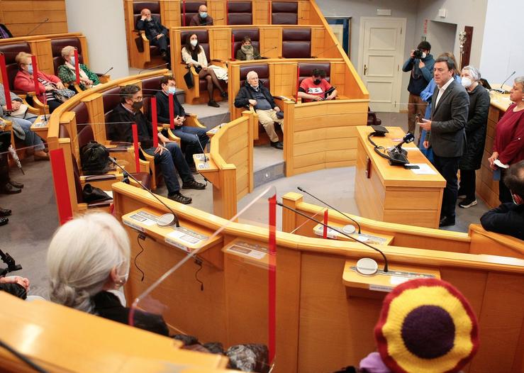 Recepción na Deputación da Coruña ao colectivo de mulleres do 10 de marzo de Ferrol. DEPUTACIÓN DA CORUÑA 