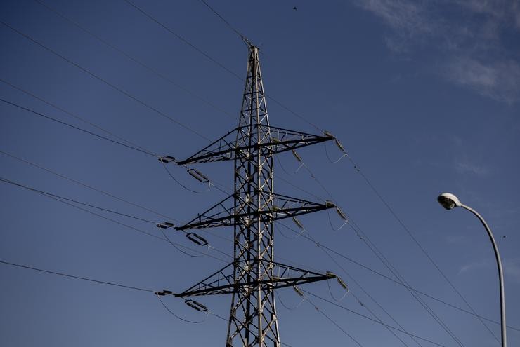 Arquivo - Unha torre eléctrica en Madrid (España).. Eduardo Parra - Europa Press - Arquivo / Europa Press
