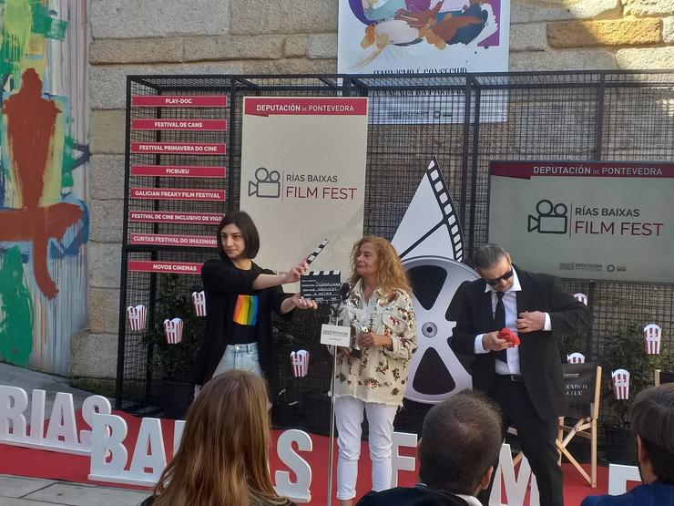 Presentación da segunda edición de Rías Baixas Filme Festival, a marca coa que a Deputación de Pontevedra promove o oito certames audiovisuais máis destacados da provincia. / Europa Press