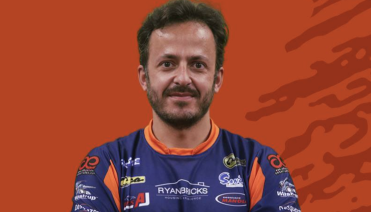 O piloto de rally Eduardo Iglesias 