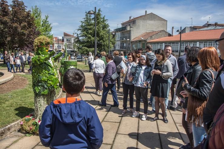 Os maios en Verín (arquivo / 2017). Foto: Prensa Concello de Verín 