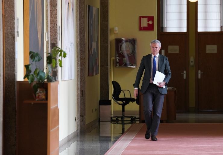 O actual vicepresidente primeiro da Xunta de Galicia e sucesor como presidente da Xunta de Galicia, Alfonso Rueda. Álvaro Ballesteros - Europa Press 