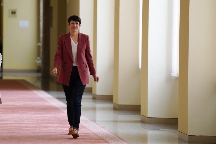 A portavoz do BNG, Ana Pontón, á súa chegada á Cámara galega / Álvaro Ballesteros - Europa Press