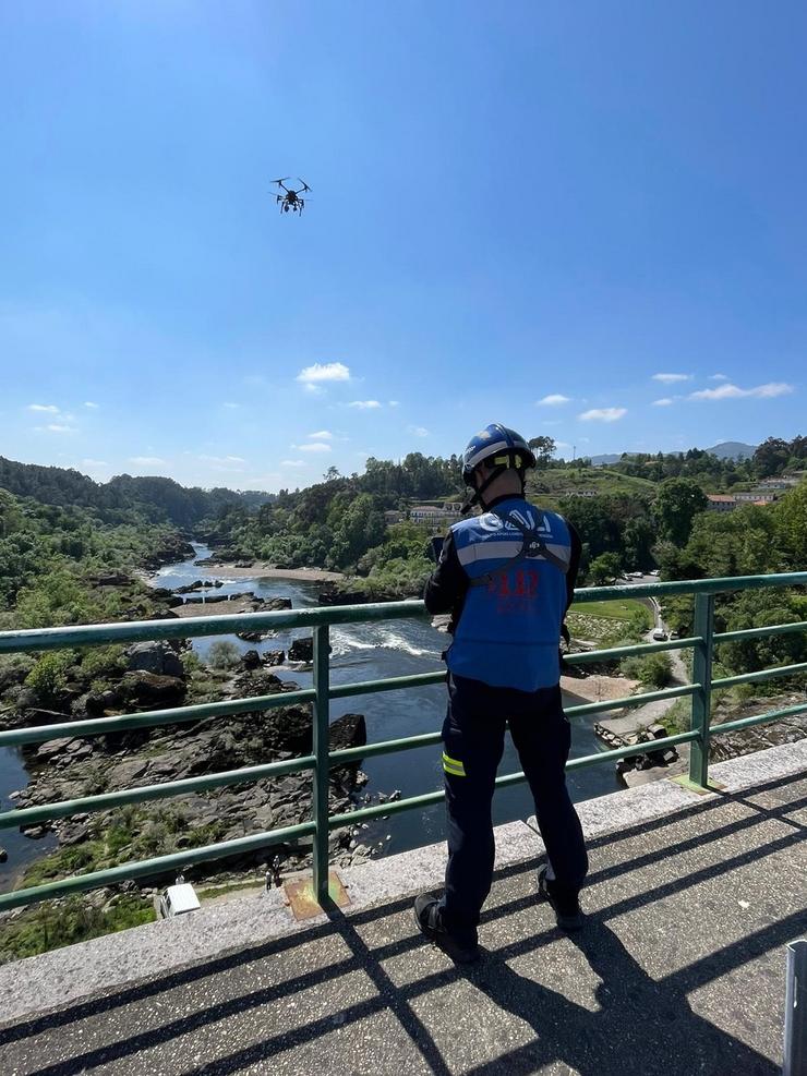 Drones da AXEGA participan no operativo de procura dun desaparecido /112 GALICIA