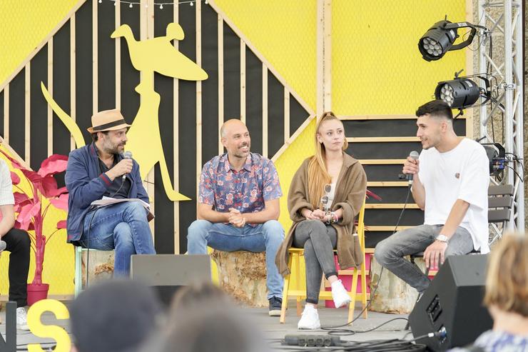 Eloy Domínguez e os protagonistas de 