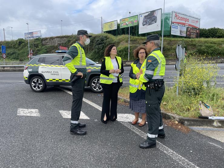 A subdelegada do Goberno na Coruña, María Rivas, presenta unha campaña de Tráfico entre colectivos vulnerables. SUBDELEGACIÓN DO GOBERNO NA Coruña / Europa Press