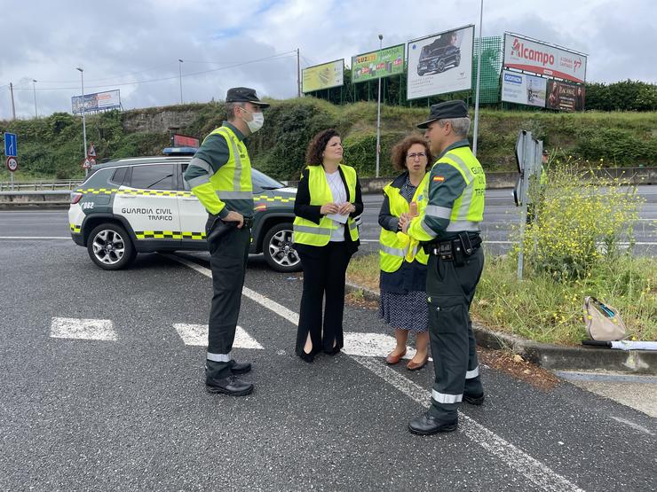 A subdelegada do Goberno na Coruña, María Rivas, presenta unha campaña de Tráfico entre colectivos vulnerables. SUBDELEGACIÓN DO GOBERNO NA Coruña 