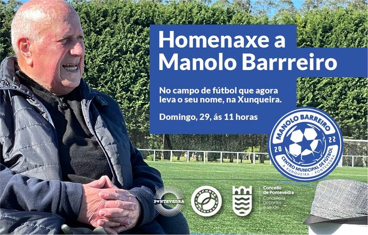 Acto de homenaxe a Manolo Barreiro en Pontevedra 