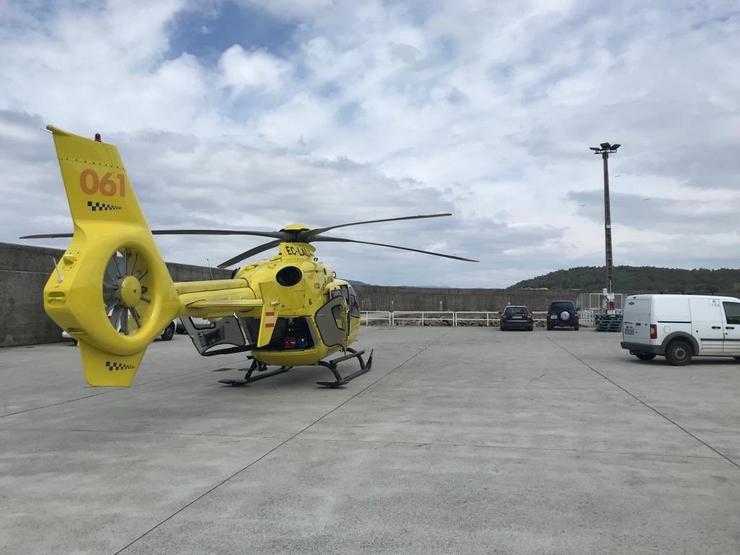 Accidente en Porto do Son.. @HELICOSANTIAGO / Europa Press