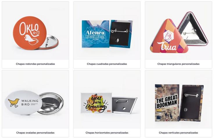 Chapas personalizadas 