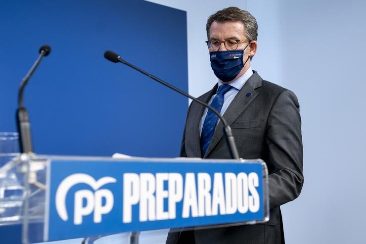 Arquivo - O presidente do PP, Alberto Núñez Feijóo.. A. Pérez Meca - Europa Press - Arquivo / Europa Press