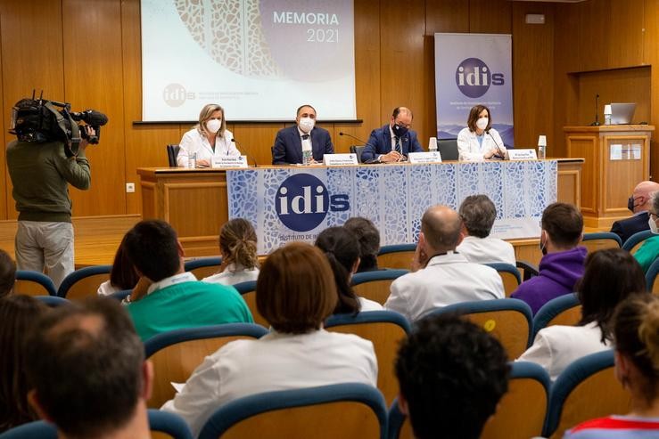 Presentación da memoria anual de actividades do Instituto de Investigación Sanitaria de Santiago de Compostela (IDIS) 