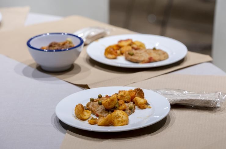 Arquivo - Pratos de comida nun comedor no Hotel Novotel, a 30 de marzo de 2022, en Madrid (España).. Alberto Ortega - Europa Press - Arquivo / Europa Press