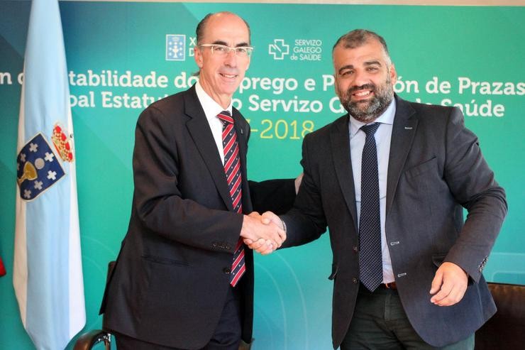 Jesús Vázquez Almuíña e Pablo González Cacheiro 