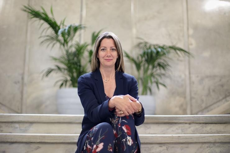 A alcaldesa Lara Méndez, a 18 de maio de 2022, en Lugo / Carlos Castro - Europa Press.