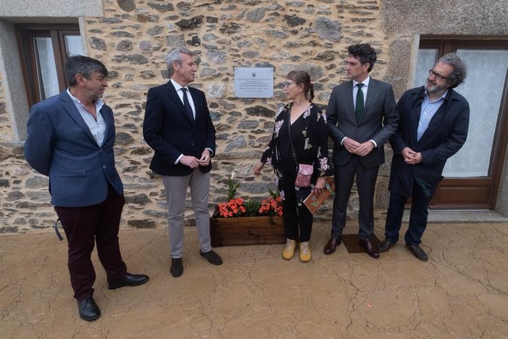 O presidente da Xunta, Alfonso Rueda, inaugura o novo Complexo Turístico Rural Vegano O Viso Ecovillage, en Ourol (Lugo) / David Cabezón - Xunta de Galicia.