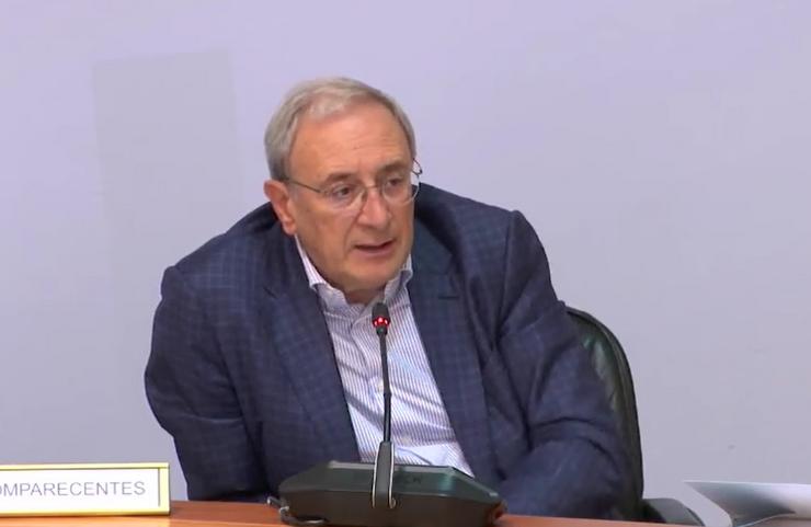 O director xeral da CRTVG, Alfonso Sánchez Izquierdo / CAPTURA (PARLAMENTO DE GALICIA) - Arquivo