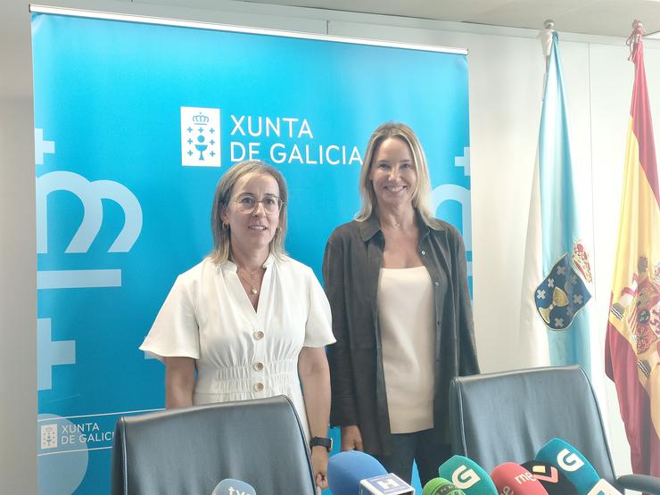 A conselleira de Infraestruturas e Vivenda, Ethel Vázquez, e a delegada territorial da Xunta en Vigo, Marta Fernández-Tapias. / Europa Press