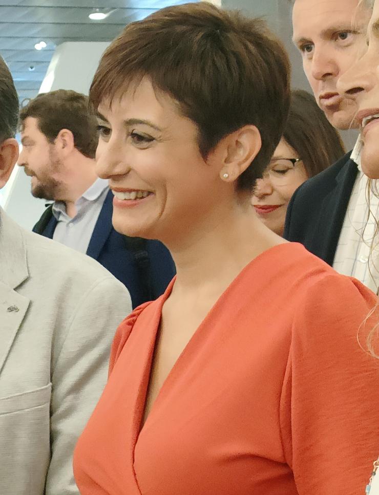 A ministra de Política Territorial e portavoz do Goberno, Pilar Rodríguez, durante unha visita á estación de Vialia en Vigo, a 31 de agosto de 2022. 