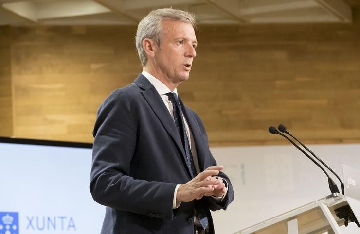 O presidente da Xunta, Alfonso Rueda. ANA VARELA / Europa Press