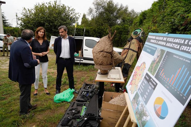 O vicepresidente segundo e conselleiro de Presidencia, Xustiza e Deportes, Diego Calvo, visita as instalacións de Seaga.. XUNTA / Europa Press