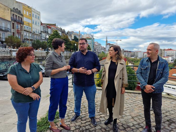 Ana Pontón na súa visita a Vigo este xoves.. PEDRO DAVILA-EUROPA PRESS / Europa Press