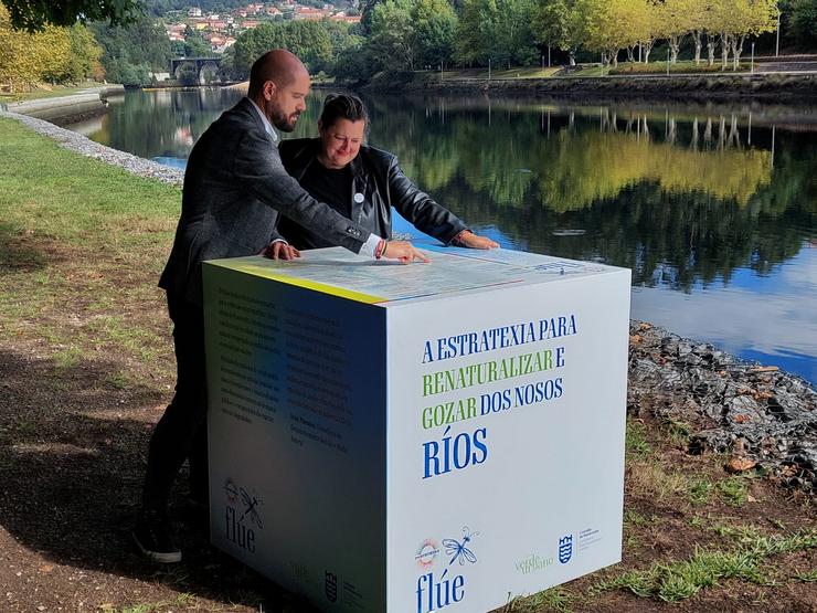 O concelleiro de Desenvolvemento Sostible e Medio Natural, Iván Puentes, presenta a súa estratexia para renaturalizar os ríos Lérez, Gafos e Valdecorvos e a Xunqueira do Alba 