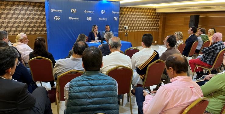 Reunión da Xunta Local do PP de Vigo, encabezada pola presidenta e candidata á Alcaldía, Marta Fernández-Tapias.. PP DE VIGO / Europa Press